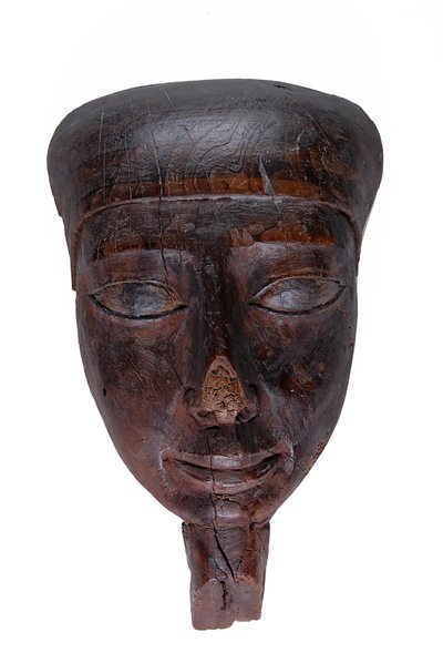 Face Mask from Coffin, 330-323 BC by Egyptian Ptolemaic Period